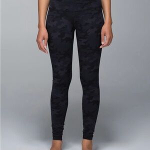 lululemon athletica Wunder Under Pant - Black Camo